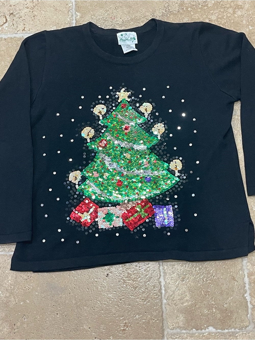 Vintage Sweater - Christmas Crewneck - The Quacker Factory Women’s-Lg